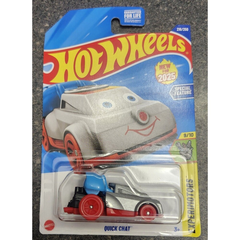 Hot Wheels Experimotors Quick Chat 2025 1:64 Diecast Car Special Feature